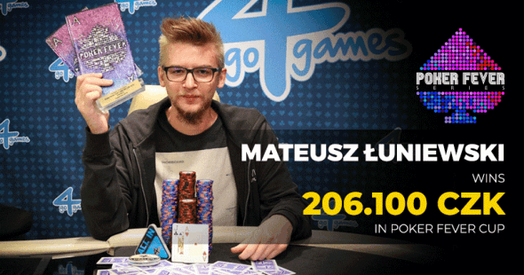 V zářijovém Poker Fever Cupu vítězí Mateusz Luniewski
